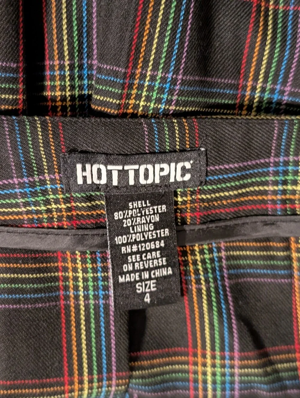 Hot Topic Rainbow Skirt